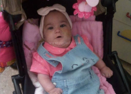  الرملة: الطفلة أفنان نايف ابو عامر "9 شهور" في ذمة الله 