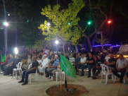 بالصور: خيمة الهدى تنظم أمسية دعوية في ضيافة عائلات "مخيمر/جمجوم" بيافا