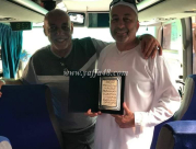  معتمرو الفوج الخامس من مدينة يافا يشكرون القاضي محمد رشيد زبدة 