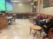 فيديو من الأجواء الاحتفالية داخل مقاهي يافا بفوز المغرب 