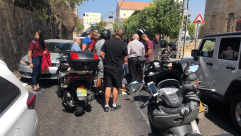  يافا: إصابة متوسطة لراكب دراجة نارية بحادث طرق 