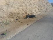 مصرع راكب دراجة نارية "40 عاماً" بحادث طرق مروع قرب البحر الميت