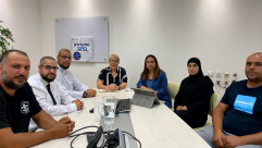  لجنة الآباء في الشاملة تجتمع بمديرة لواء التربية والتعليم بتل أبيب