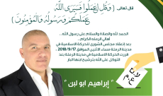 الرملة: اختيار السيد ابراهيم ابو لبن لرئاسة قائمة الهدى لانتخابات البلدية 