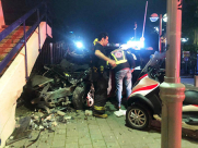 مصرع شخص اثر اصطدام سيارته بجدار بتل ابيب 