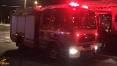 اللّد: اندلاع حريق في كراج للسيّارات، والإطفائيّة تهرع للمكان