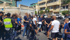  يافا: غضب وتوتر - اعتقال شاب واقتياده إلى محطة الشرطة  