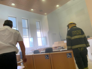  شخص يشعل النار بنفسه داخل قاعة المحكمة في بئر السبع 