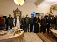 فيديو: وفد من القدس برئاسة المطران عطا الله حنا يُقدم واجب العزاء لعائلة أبو نجم بيافا