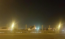 فيديو: اصابتان خطيرة ومتوسطة بانقلاب مركبة قرب مطار اللد 