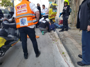 بالفيديو: اصابة خطرة لمواطن اثر سقوطه من علو بحي العجمي في يافا 