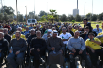 بالصور: اختتام مشروع صيانة مقبرة طاسو في يافا بمهرجان خطابي  