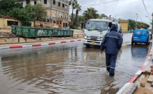 فيديو: مياه الأمطار تغمر عدداً من البيوت في مدينة يافا 