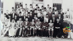 صورة نادرة تكشف هيئة تدريس المدرسة المروانية في يافا عام 1942