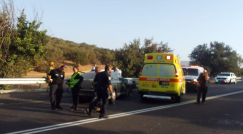  مصرع شاب وإصابة فتاة ورضيع بحادث طرق قرب شفاعمرو