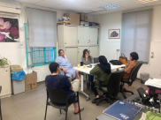  شركة حلاميش تعقد جلسات مع العائلات المعتصمة بالحديقة العامة بيافا