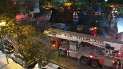  يافا: حريق في مدخل بناية سكنية والاطفائية تهرع للمكان 