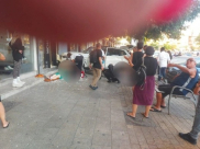 تل ابيب: اصابة 4 اشخاص بجراح بعد اصطدام سيارة بالمارة على الرصيف