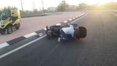  اللد: مصرع سائق دراجة نارية بحادث طرق مروّع على مدخل المدينة 