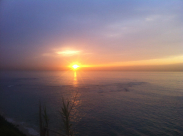 الغروب في مدينة يافا من تصوير ايام خروب