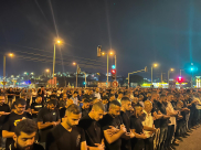  بعد تشييع الشيخ سامي عبد اللطيف .. الآلاف يغلقون شارع 65 تنديداً بالجريمة