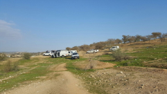 قوات كبيرة من الشرطة تحاصر قرية ام الحيران في النقب 