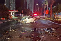 بات يام: مصرع رجل (40 عامًا) جراء اصطدام سيارته بشجرة