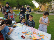 فعاليات ابداع لرياض الاطفال "معا قلباً ويد" في المركز الجماهيري بيافا 
