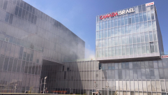 حريق على سطح أحد المباني بهرتسليا دون اصابات