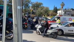  يافا: اصابة طفيفة بحادث طرق بين دراجة نارية وحافلة ركاب 