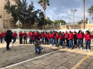 بالصور: يوم الفضاء في مدرسة تراسنطا للمرحلتين الاعدادية والثانوية بيافا 