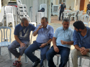  بالصور: رئيس البلدية "خولدائي" يُقدم التعازي لعائلة أبو سيف في يافا 