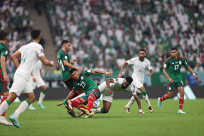  خسارة السعودية أمام المكسيك وكلاهما يودعان البطولة 