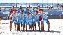 تأهل فريق كفر قاسم إلى نصف نهائي بطولة العالم لأندية كرة القدم الشاطئية 