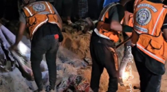 مصادر: أكثر من 40 شهيداً باستهداف خيام النازحين في خانيونس 