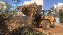 هدم بيت لعائلة عربية في يافا بحجة التعدي على ملكية الأرض 