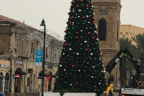 الأحد: إضاءة شجرة عيد الميلاد في دوار الساعة بيافا 