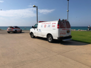 بالصور: أعمال بحث عن مفقود على شاطئ حسن بك شمال يافا 