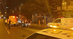 الليلة الماضية: اصابة خطرة لسائق دراجة نارية بحادث طرق في يافا