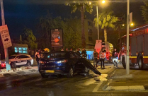 الرملة: اصابات وأضرار بحادث طرق منتصف الليلة 