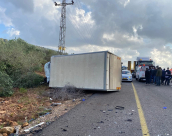 مصرع رجل بحادث طرق مروع في وادي سلامة