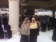 مجموعة من صور معتمري مدينتي اللد والرملة في مكة المكرمة 