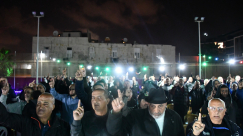 بالصور: خيمة الهدى تنظم أمسية دعوية في مقبرة الإسعاف بيافا