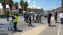 يافا: إعتقال 3 شبان من أمام مقبرة الاسعاف بعد مطالبتهم بوقف أعمال التجريف