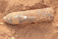  العثور على قذيفة من الحرب العالمية الأولى في ضواحي يافا 