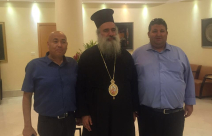  المطران حنا يستقبل وفد من الشخصيات الإسلامية ببيت لحم