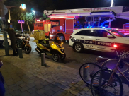  فيديو: فجر اليوم - احتراق سيارة في مدينة يافا 