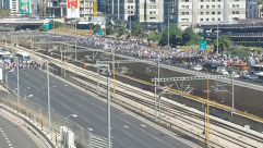 يوم التشويشات .. اغلاق شارع ايالون في الاتجاهين 