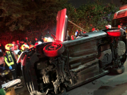  يافا: انقلاب مركبة واصابة شخصين بجروح طفيفة