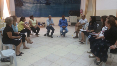 اجتماع بين ادارة مدرسة الفرير وممثلي أهالي الطلاب من المراحل المختلفة